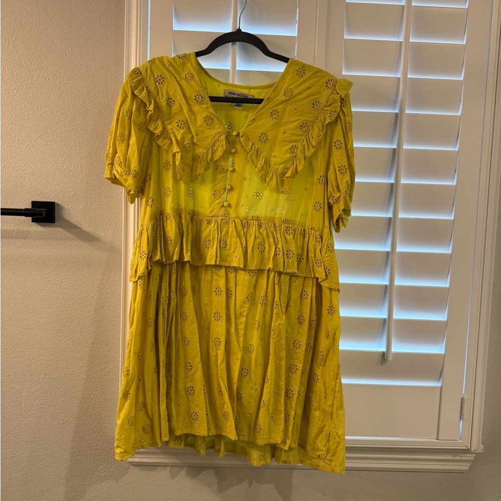 Urban Outfitters Floral Eyelet Dress